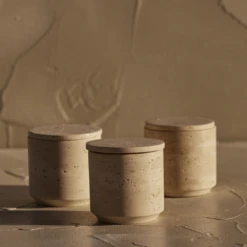 Travertine Canister -Noir || Bloomingville Shop 13