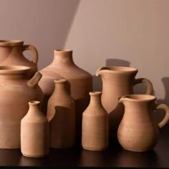 Terracotta Bottle -Noir || Bloomingville Shop 21002 2