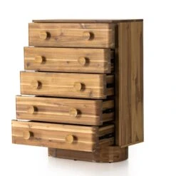 Mallory 5 Drawer Dresser -Noir || Bloomingville Shop 224341 004 OPN 1