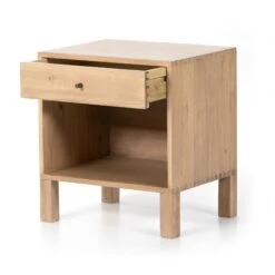 Isador Nightstand -Noir || Bloomingville Shop 226509 001 OPN 1