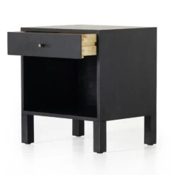 Isador Nightstand -Noir || Bloomingville Shop 226509 002 OPN 1