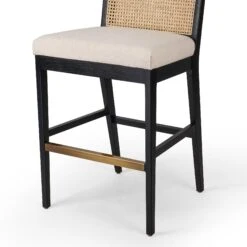 Antonia Cane Armless Bar + Counter Stool -Noir || Bloomingville Shop 229202 009 DET 3