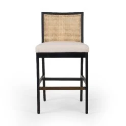 Antonia Cane Armless Bar + Counter Stool
