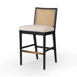 Antonia Cane Armless Bar + Counter Stool -Noir || Bloomingville Shop 229202 009 PRM 1