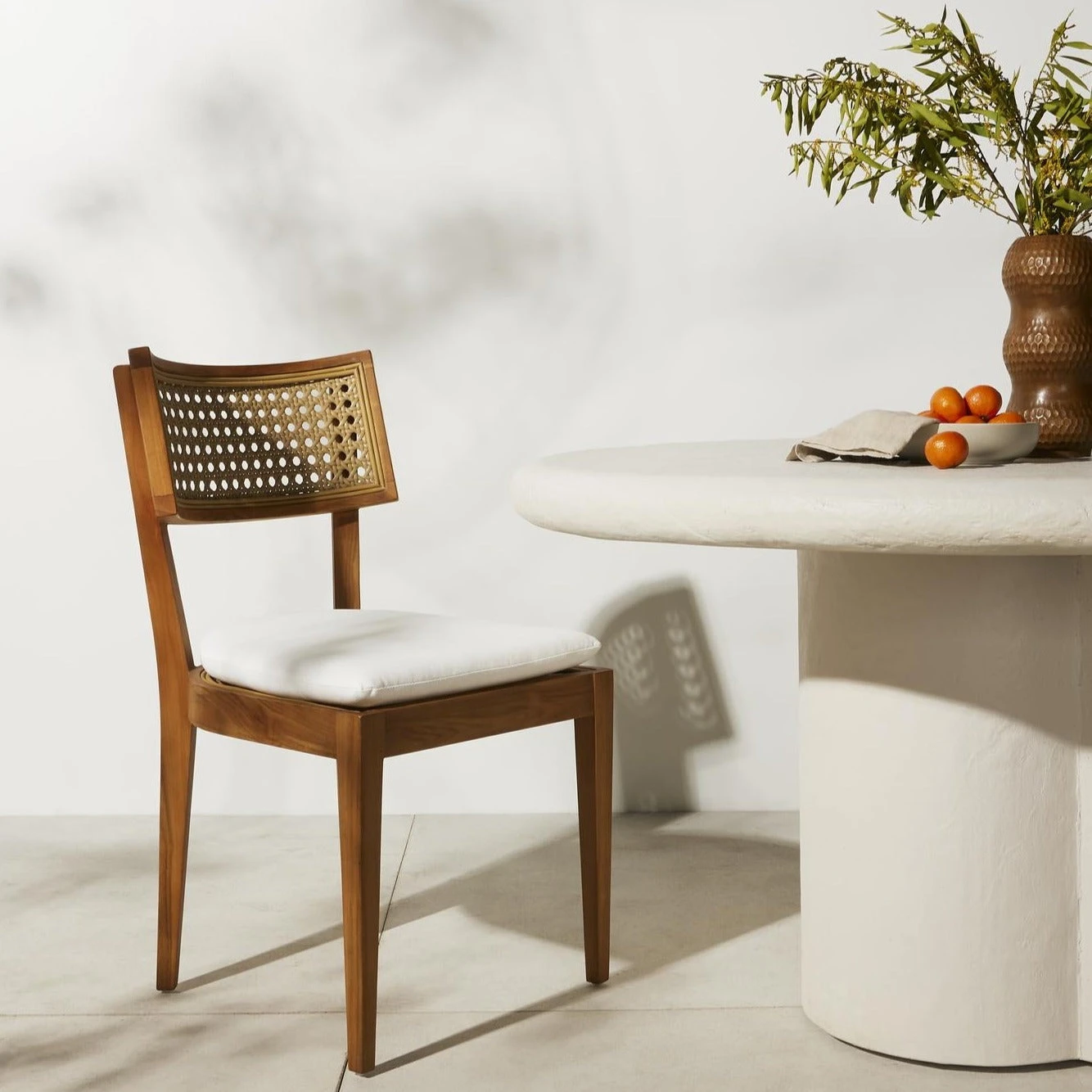 Britt Outdoor Dining Chair-Natural Teak 4 Britt Outdoor Dining Chair-Natural Teak - Image 2