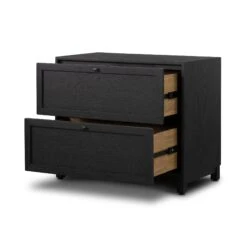 Sophia Nightstand -Noir || Bloomingville Shop 233093 001 OPN 1