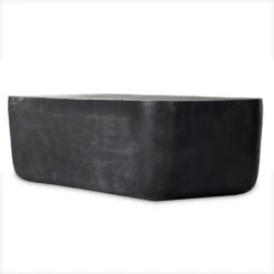 Basil Outdoor Rectangular Coffee Table 25 Basil Outdoor Rectangular Coffee Table -Noir || Bloomingville Shop 234765 001 DET 1