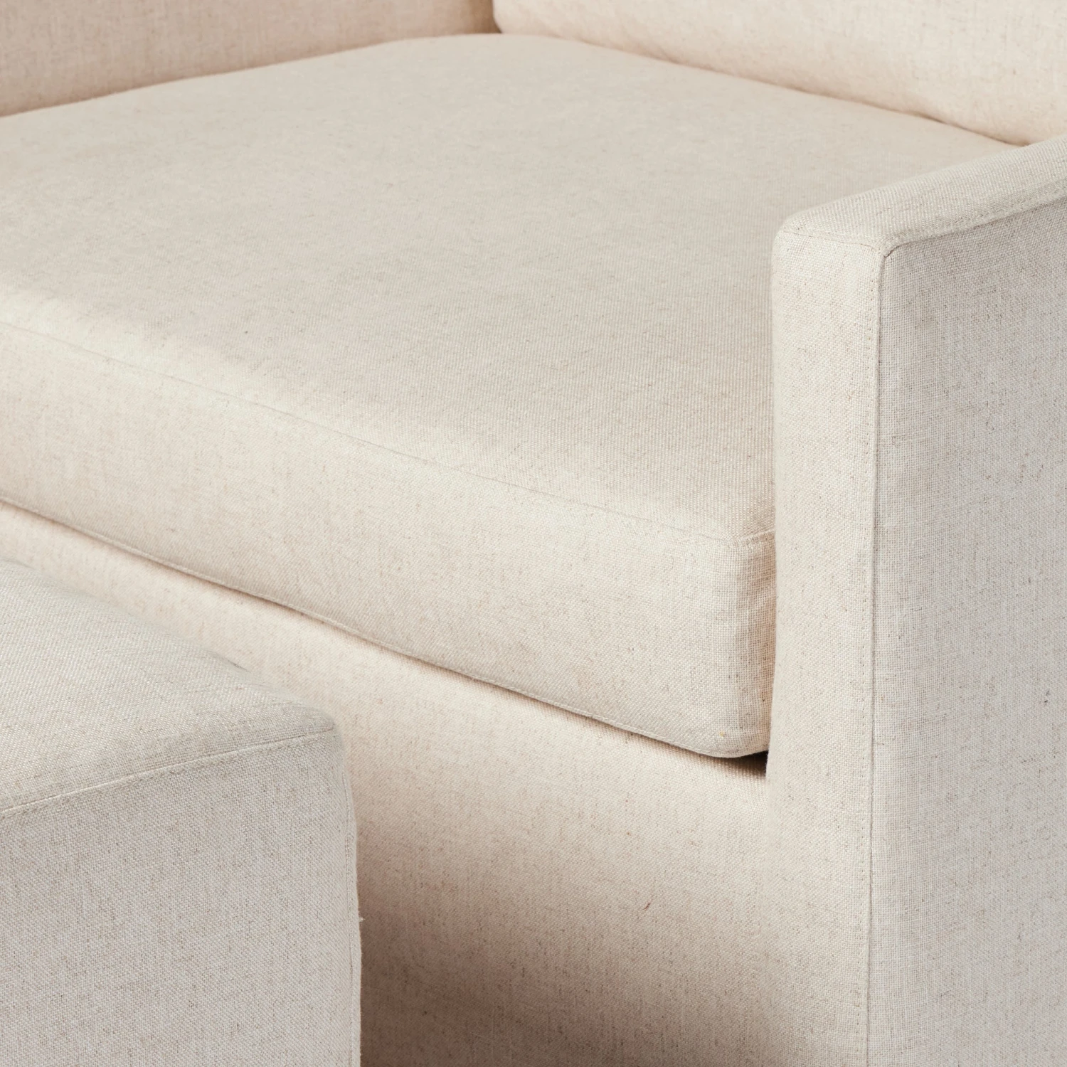 Maddie Slipcover Chair With Ottoman 10 Maddie Slipcover Chair With Ottoman - Image 8