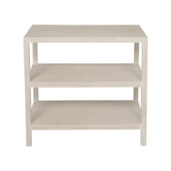 Noir 2 Shelf Side Table