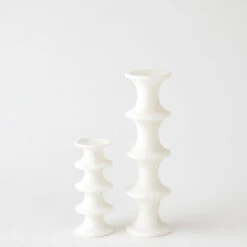 Ridge Candlesticks -Noir || Bloomingville Shop 71283