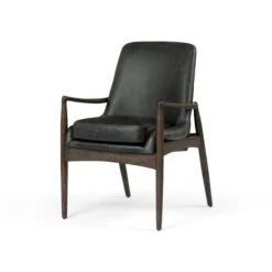 Braden Dining Arm Chair 35 Braden Dining Arm Chair -Noir || Bloomingville Shop Braden Dining Arm Chair StyleMeGHD Dining Chairs 15