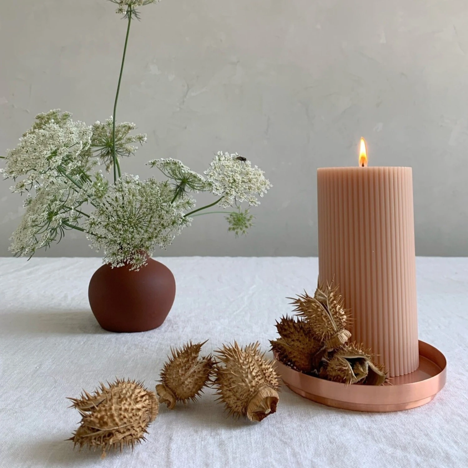 Cassie Copper Pillar Plate 4 Cassie Copper Pillar Plate - Image 2
