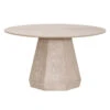 Colin 54" Round Dining Table -Noir || Bloomingville Shop Coulter54RoundDiningTable NaturalGray 1 01