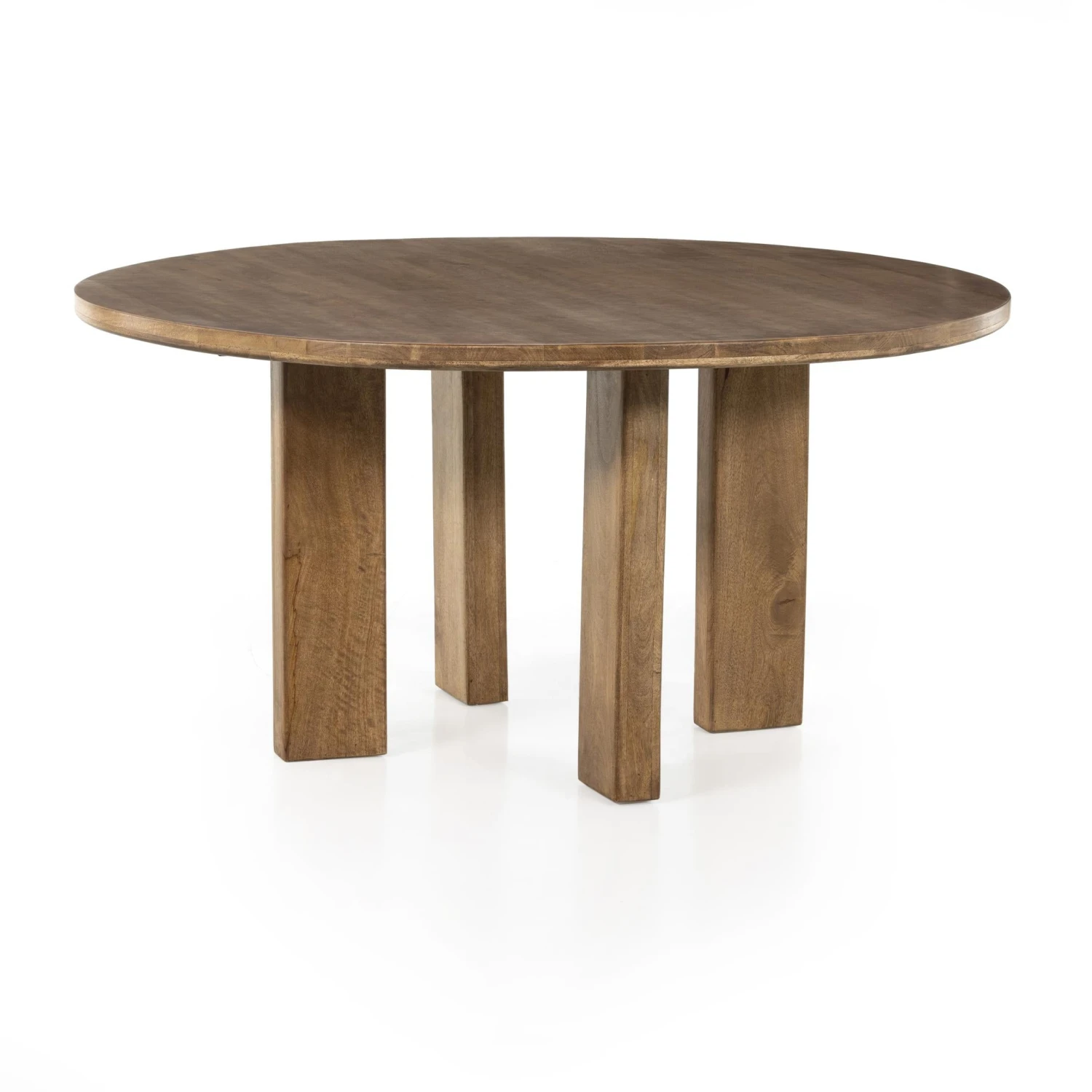 Cree Round Dining Table-Light Mango 5 Cree Round Dining Table-Light Mango - Image 3
