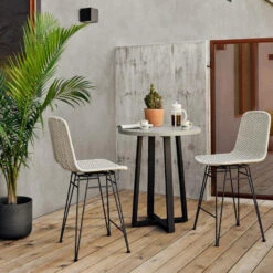 Cyrus Outdoor Bar + Counter Table 41 Cyrus Outdoor Bar + Counter Table -Noir || Bloomingville Shop Cyrus Outdoor Bar Counter Table StyleMeGHD Outdoor Dining Tables 20