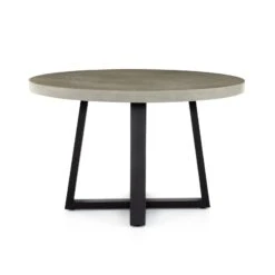 Cyrus Outdoor Round Dining Table -Noir || Bloomingville Shop Cyrus Outdoor Round Dining Table StyleMeGHD Outdoor Dining Tables 7