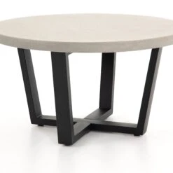 Cyrus Round Coffee Table 23 Cyrus Round Coffee Table -Noir || Bloomingville Shop Cyrus Round Coffee Table StyleMeGHD Outdoor Occasional Tables 2