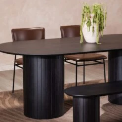 Aveline Dining Bench -Noir || Bloomingville Shop Dec2022StudioShoot 126