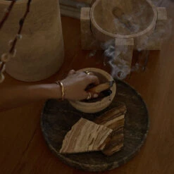 Travertine Tray -Noir || Bloomingville Shop LIVING ROOM 0859 1