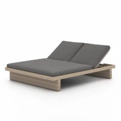 Leroy Outdoor Double Chaise -Noir || Bloomingville Shop Leroy Outdoor Double Chaise Washed Brown StyleMeGHD Outdoor Lounge Seating