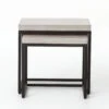Maximus Nesting Side Tables 2 Maximus Nesting Side Tables -Noir || Bloomingville Shop Maximus Nesting Side Tables StyleMeGHD Outdoor Occasional Tables