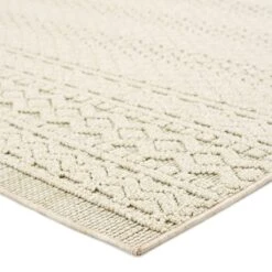 Paradizo Outdoor Rug - Cream -Noir || Bloomingville Shop PRA03 1