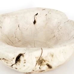 Reclaimed Wood Bowl, Ivory -Noir || Bloomingville Shop Reclaimed Wood Bowl StyleMeGHD Decorative Objects 4