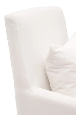 Valencia Slipcover Arm Chair With Casters -Noir || Bloomingville Shop ShelterSlipcoverArmChairwithCasters LiveSmartPeyton Pearl 2 01