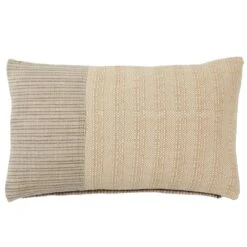 Tanzy Lumbar Pillow - Light Brown -Noir || Bloomingville Shop TAN10