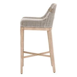 Tapestry Bar + Counter Stool -Noir || Bloomingville Shop TapestryBarstool TaupeWhite 1 03