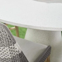 Tapestry Dining Chair -Noir || Bloomingville Shop Tapestry Outdoor Dining Chair Dove Flat Rope 2 09