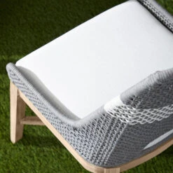 Tapestry Dining Chair -Noir || Bloomingville Shop Tapestry Outdoor Dining Chair Dove Flat Rope 2 10