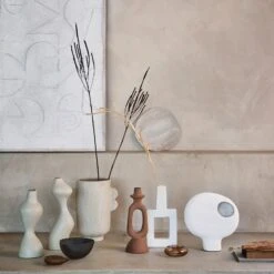 Darius Vase 10 Darius Vase -Noir || Bloomingville Shop UNC105542 4