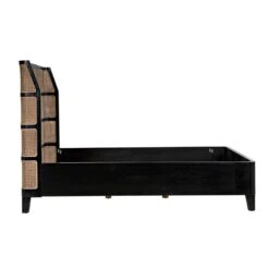 Noir Porto Bed A, Queen -Noir || Bloomingville Shop gbed133qhb a 4 lg