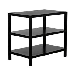 Noir 2 Shelf Side Table 23 Noir 2 Shelf Side Table -Noir || Bloomingville Shop gtab235hb 4 lg