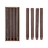 Leather Pleated 10" Taper Candles, Set Of 12 -Noir || Bloomingville Shop media 86086f94 e48e 4075 bc17 a50076e080bc